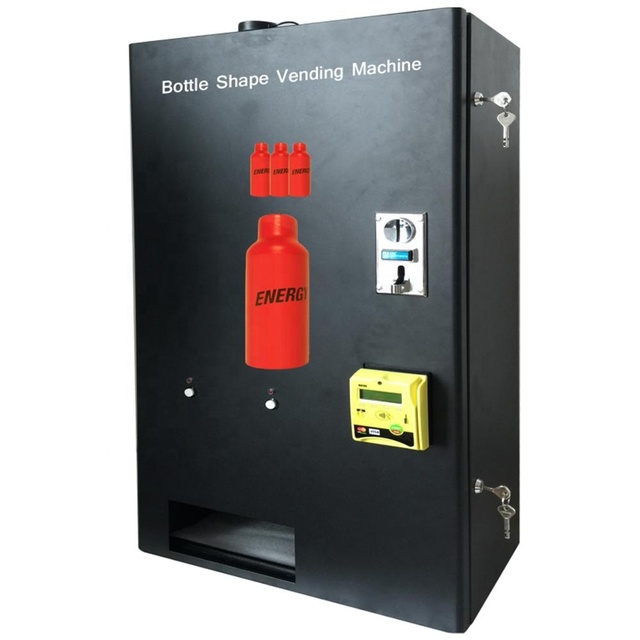 No Refrigeration Smart Coin Operated Bottle Shape Vending Machine
