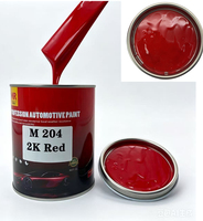 Peinture acrylique rouge 2K de haute qualité, peinture de finition automobile, couleurs métalliques, peinture de réparation de carrosserie automobile, peinture de finition automobile
