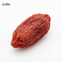 Baies de Goji Entières Séchées de Ningxia, Directement de l'Usine, Taux de Flottabilité Élevé, Couleur Rouge Profond pour Thé Clair, Ingrédients Alimentaires en Vrac