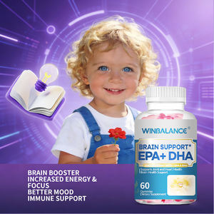 OEM Hoogwaardige Algenolie DHA Gummies Plantaardige Omega 3 Vetzuur Supplement voor Hersenenondersteuning voor Kinderen en Volwassenen - Product Image 3