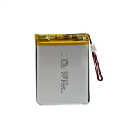Baterai LiPo Isi Ulang 3.7V 4200mah 105565 Kapasitas Tinggi Aman Tahan Lama LiCoO2 Bersertifikasi KC CE CB untuk Bor dan Peralatan Listrik