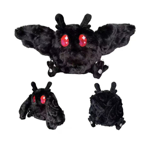 Haute qualité film en peluche câlin film <span class=keywords><strong>Mothman</strong></span> peluche jouet Stock 28cm Halloween jouets noël jouets en peluche - Product Image 1