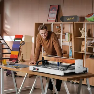 Nova Máquina CNC de Corte e Gravação a <span class=keywords><strong>Laser</strong></span> KWULASER de 40W - Totalmente Automática e de Alta Precisão para Múltiplos Materiais como Acrílico/Vidro, etc. - Product Image 3