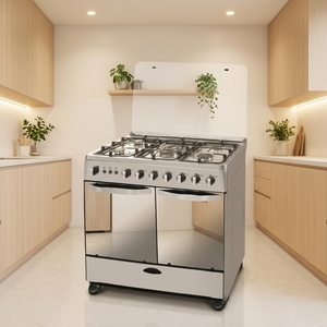 Four et cuisinière à <span class=keywords><strong>gaz</strong></span> 2-en-1 de qualité supérieure <span class=keywords><strong>avec</strong></span> armoire intégrée pour <span class=keywords><strong>bouteille</strong></span> de <span class=keywords><strong>gaz</strong></span> – Offre spéciale - Product Image 1