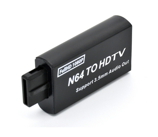 1080P  N64 to HDMI Adapter N64 to Hdtv Converter SNES/NGC to HDMI Plug and Play for Nintendo