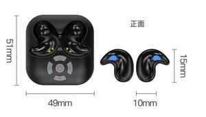 Tai nghe không dây <span class=keywords><strong>mini</strong></span> <span class=keywords><strong>Bluetooth</strong></span>, màn hình kỹ thuật số, sản phẩm mới, sách điện tử, tai nghe ngủ, điều khiển từ xa, dây đeo đồng hồ - Product Image 3