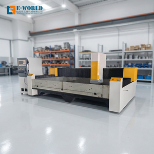 Machine à verre CNC semi-automatique 17 kW, centre d'usinage du verre, épaisseur du verre de 1 à 40 mm - Product Image 1