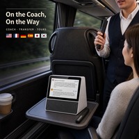 Console d'interprétation bidirectionnelle avec deux récepteurs portables, écran de traduction en temps réel pour hôtels et cliniques