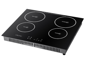 Hornillo eléctrico de inducción de cerámica, cuatro quemadores, cocina, dos infrarrojos y dos inducción - Product Image 4