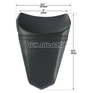 Cojín de asiento de pasajero trasero de motocicleta para <span class=keywords><strong>Kawasaki</strong></span> <span class=keywords><strong>Ninja</strong></span> <span class=keywords><strong>650</strong></span> EX650 2017 <span class=keywords><strong>2018</strong></span> 2019 - Product Image 4