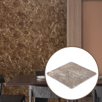 Panneau UVboard MDF mélaminé brillant UV, panneau PET UV léger, feuille de PVC effet marbre pour la décoration murale d'hôtels, graphisme moderne