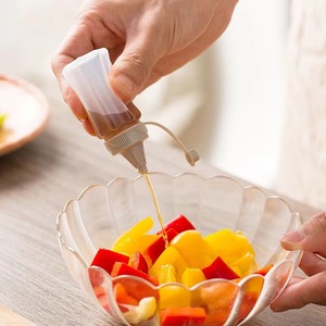 Mini-bouteilles souples anti-fuite pour condiments, récipients portables pour sauces, idéales pour le barbecue, les pique-niques et la cuisine - Product Image 4