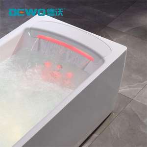 Baignoire de massage autoportante <span class=keywords><strong>Sunspa</strong></span>, approuvée CE, moderne, rectangulaire, en acrylique, avec 22 jets, longueur 2 m, pour intérieur - Product Image 2