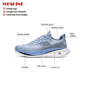 Weshine <strong>Men's</strong> Breathable Casual Sport Shoes Fashionable Athletic <strong>Trainers</strong> with Rubber Insole for Spring <strong>Winter</strong> Season - Product Image 1