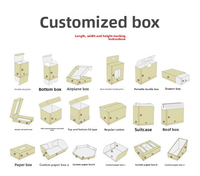 Caja Plegable de Tubo de Papel Kraft Reciclable con Logotipo Personalizado al por Mayor, con Estampado Dorado en Relieve para Empaque de Botellas de Suero Cosmético