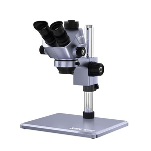 RELIFE-Microscopio <span class=keywords><strong>Trinocular</strong></span> HD 7X-50X, lente de objetivo para reparación de teléfonos móviles, con base de aluminio de gran tamaño, para reparación de teléfonos - Product Image 4