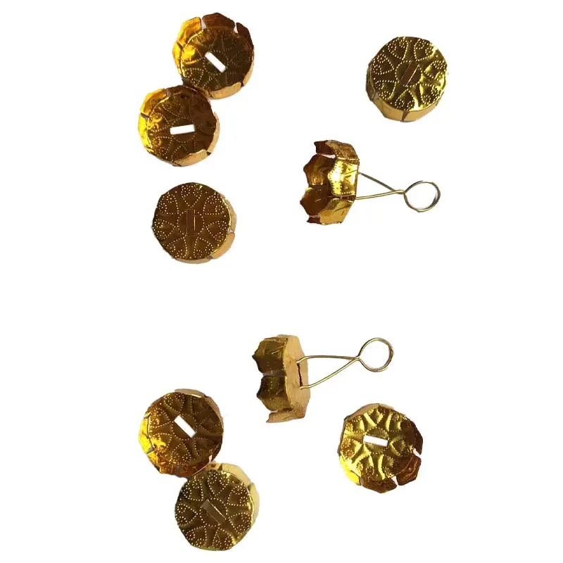 Popular Design Metal Christmas Ball Ornament Cap Hooks Wiht High Quality For Wholesale