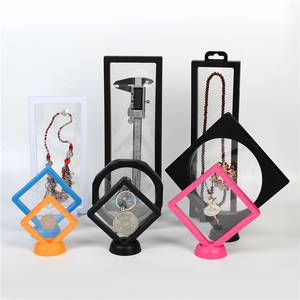 Hộp trưng bày bằng nhựa hình vuông, màng PE nổi 3D, dùng để đựng charm trang sức, tiền xu, huy chương, đá quý, có in logo - Product Image 4