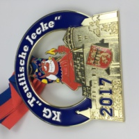 Vente en gros de médailles personnalisées 3D Gold Award Marathon Running Metal Sport Medal Cheap Blank Zinc Alloy Concevez vos propres trophées Plaques