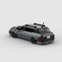 Compatible avec les briques de marque, petites pièces, voiture de course MOC, assemblage éducatif, bricolage, jouets de construction en plastique ABS pour enfants