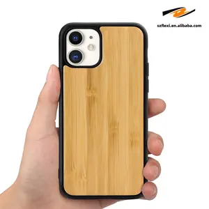 Real Wood Back Case For IPhone 13 12 11 14 15 Pro Max Genuine Wooden Hard PC Phone Shell For IPhone 12 Pro