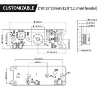 HD 1080P prend en charge le protocole UVC USB 2MP Module de caméra USB de sécurité domestique intelligente pour Tracker AI Dashcam