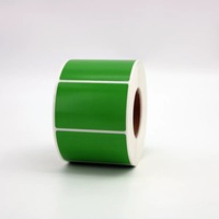 Étiquettes thermiques autocollantes personnalisées en couleur, résistantes à l'eau, en rouleau, papier d'étiquettes thermiques directes, autocollants imprimés sur mesure