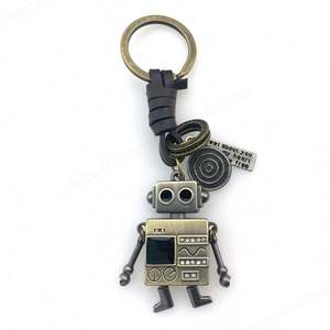 Llavero Pirata de Metal de Alta Calidad, Llaveros Divertidos, Llavero de Robot con Cuerda Trenzada para Regalos - Product Image 4