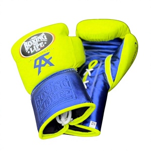 Gants de boxe professionnels à lacets, personnalisables avec logo, pour entraînement et sparring, pour la boxe, la gym, le MMA, le Muay Thai, la compétition. - Product Image 1