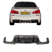 Diffuser belakang bupmer bibir belakang performa M serat karbon kualitas tinggi untuk BMW 5 seri F10 M5 2010-2016