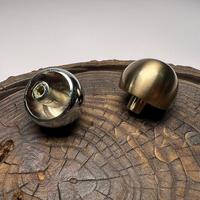 Bouton de tiroir en alliage de zinc chromé de haute qualité, rond, à trou unique, durable, antirouille, moderne, pour armoire et commode
