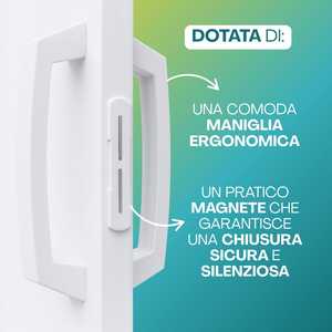 Porta Pieghevole in ABS 215x82 cm Spessore 0,6 mm Design Moderno Divisorio per Ambienti - Product Image 5