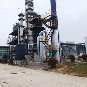 Bonne huile de pyrolyse en plastique de pneu de rebut à petite échelle de bénéfice à l'usine de distillation de mazout diesel