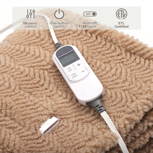 Coperta Elettrica Invernale Confortevole e Calda in Tessuto a Maglia con Protezione da Surriscaldamento Lavabile per Uso Domestico - Product Image 3