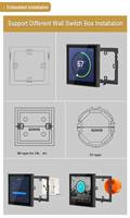 Portworld 2026 Nuevo Panel Táctil Inteligente para el Hogar con Marco CNC de 4 Pulgadas con RS485 RJ45 Tipo C en la Parte Posterior para Control de Audio y Video