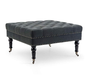 Tabouret de rangement <span class=keywords><strong>gonflable</strong></span> pour voiture, siège en bois avec espace de roue, usb en cuir - Product Image 1