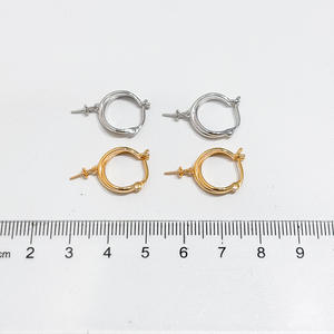 Accesorios de Plata S925 para DIY con Perlas, Joyería de Plata de Moda, Broche para Oreja con Cuentas Redondas de 9-15 mm y Bandeja Vacía 22121 - Product Image 4