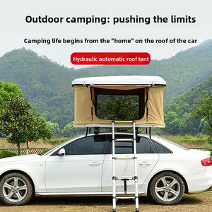स्वचालित हाइड्रोलिक छत शीर्ष तम्बू चार-सीजन वाटरप्रूफ आउटडोर कैंप आश्रय वाहन के लिए आसान सेटअप कार टेंट - Product Image 2