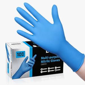 Gants en nitrile jetables sans poudre XINGYU 12 mil, 12 pouces, gants de travail alimentaires, non stériles, gants en nitrile bleus <span class=keywords><strong>pour</strong></span> la cuisine - Product Image 1