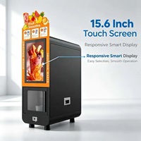 Máquina Expendedora Comercial de Grado Comercial para Alimentos, Totalmente Automática, para Smoothies y Granizados, con Cuchilla de Acero Inoxidable 304, IoT Inteligente, Fresco y Delicioso