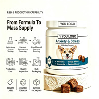 OEM Kalmerende Kauwtabletten voor Honden met Melatonine, Kamille & Ginkgo Biloba - Supplement tegen Angst & Stress