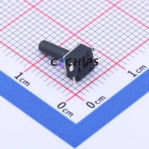 GT-TC074B-H100-L1 Tactile Switch SMD-4P,4.5x4.5mm Switch Single Pole Single Throw Round Button 2.5N Vertical Mount - Product Image 2