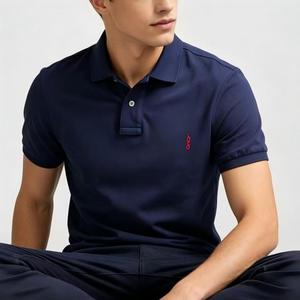 <span class=keywords><strong>Polo</strong></span> pour hommes d'affaires OEM personnalisé de haute qualité, respirant, à manches courtes, conçu sur mesure - Product Image 6
