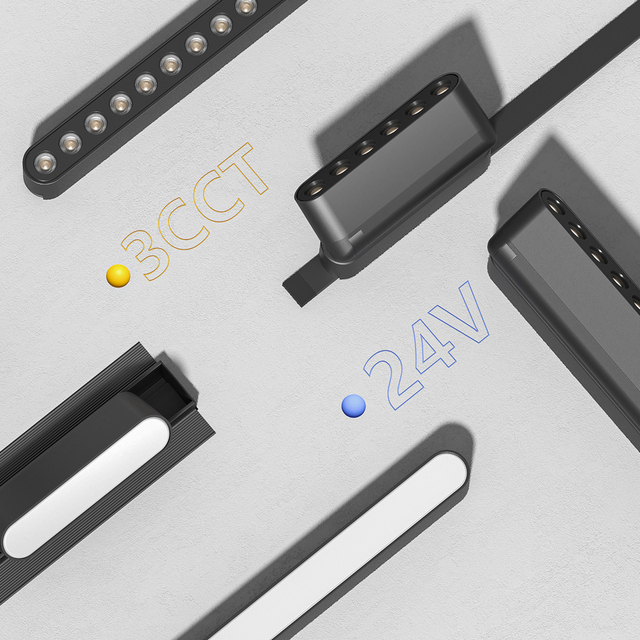 China 32MM Smart Dimmable Ultra Thin Led Magnetic Track Light 24V 48V Slim Mini Magnetic Track Lamp