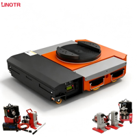 Chariot de manutention électrique 20T 30T à batterie, robuste, avec télécommande - Vente chaude