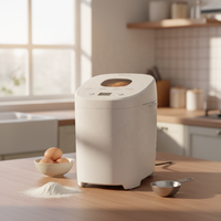 Machine à pain électrique pour la maison avec distributeur automatique de fruits et de noix, capacité maximale de 2 lb