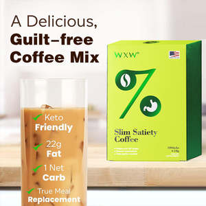 La plupart des ventes Keto Friendly Satiété Minceur Perte de poids Poudre de café Formule naturelle Perte de poids Poudre de café Immunitaire-Boost - Product Image 5