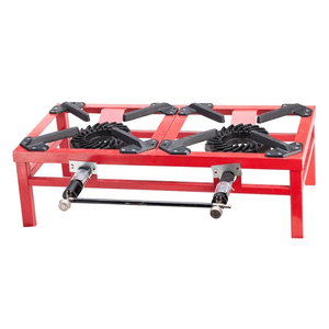 Dual Cooktop Cast Iron <strong>Gas</strong> Stove for Household Hotel <strong>Outdoor</strong> LP <strong>Gas</strong> Cast Iron Surface Versatile <strong>Cooker</strong> 11.6kg TSGB-06DBTC - Product Image 1