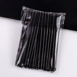 Cepillos Desechables para Rímel al por Mayor, 50 Unidades/Bolsa, con Mango <span class=keywords><strong>de</strong></span> Plástico <span class=keywords><strong>Transparente</strong></span>, para Salones <span class=keywords><strong>de</strong></span> <span class=keywords><strong>Pestañas</strong></span> y Rizado <span class=keywords><strong>de</strong></span> <span class=keywords><strong>Pestañas</strong></span> - Product Image 3