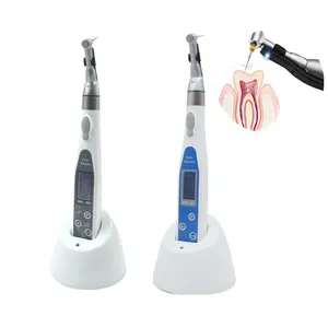 Dental Wireless Endo Motor Smart with LED Lamp 16:1 Standard Contra Angle 9 Program Root Canal Endodontic Instrument